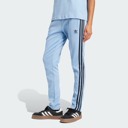 ADIDAS ORIGINALS Adicolor SST Track Pants Ash Blue / Black WOMEN