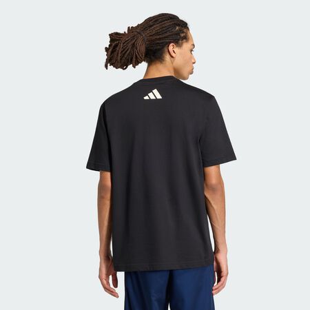 ADIDAS PERFORMANCE T-SHIRT AUDI REVOLUT F1 TEAM GABRIEL BORTOLETO GRAPHIC II Black / Off White HOMME