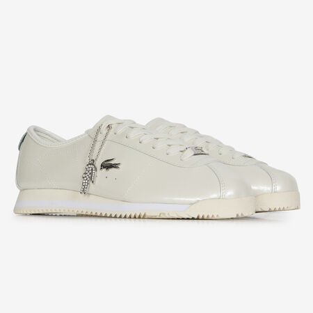 LACOSTE CLUB LOW BIJOUX BLANC FEMME