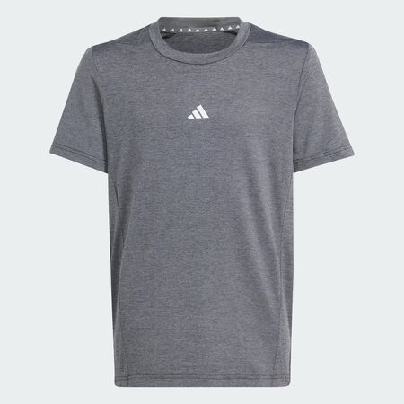 ADIDAS PERFORMANCE Training AEROREADY Heather Tee Kids Grey Three / Black / Grey Six / Reflective Silver TODDLERS