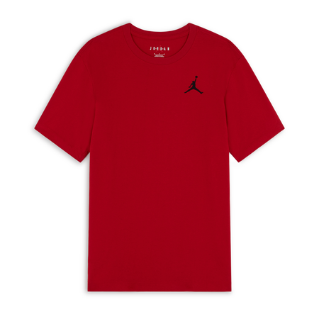 JORDAN TEE SHIRT JUMPMAN EMBROIDERY ROUGE/NOIR HOMME