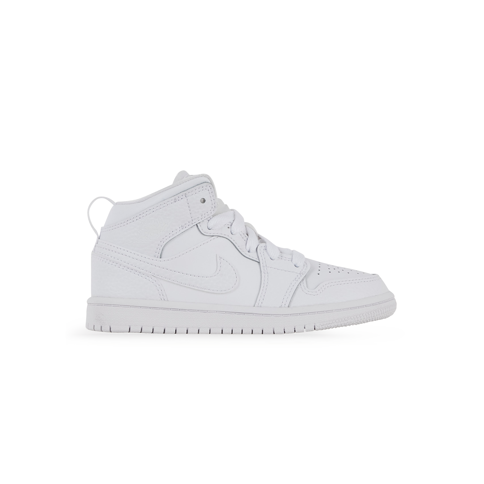 JORDAN AIR JORDAN 1 MID BLANC/BLANC | Courir.com