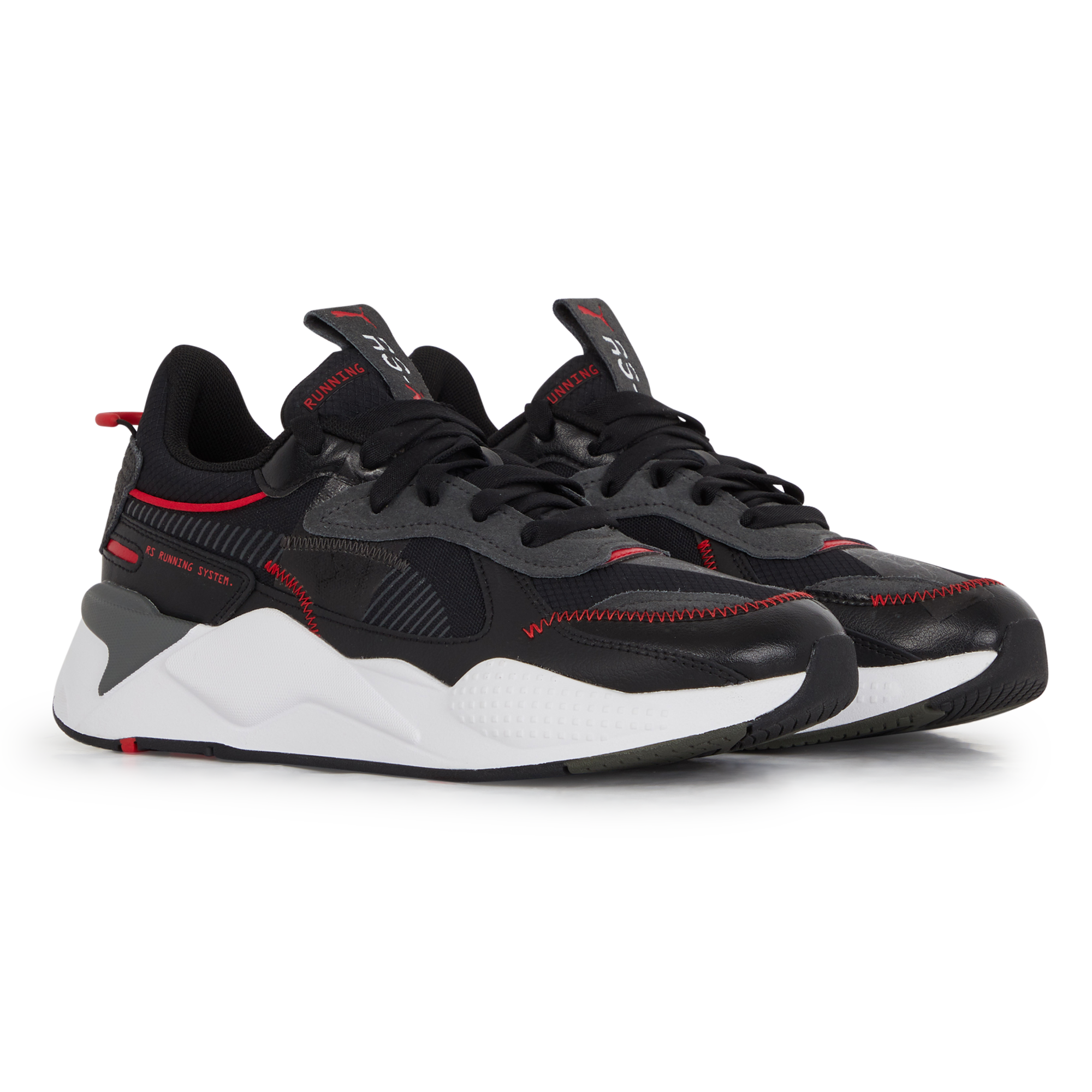 puma rs x noir rouge