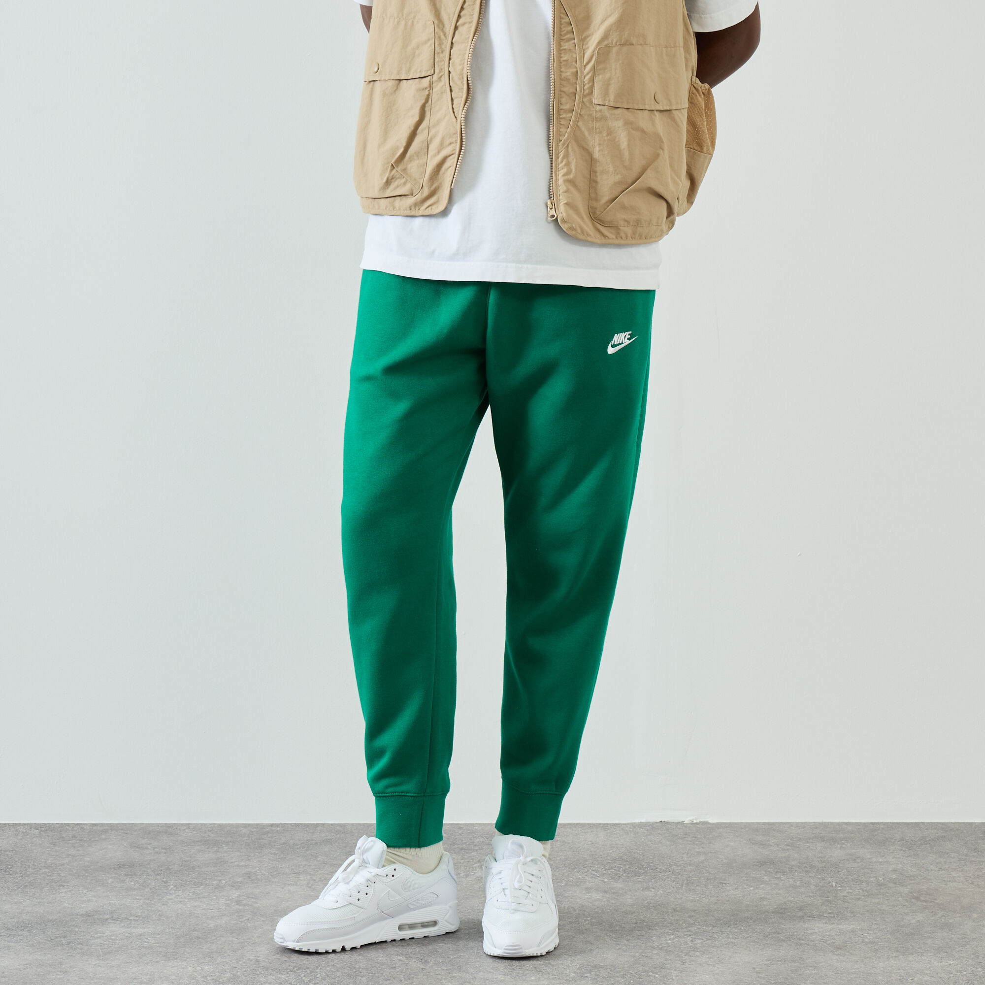 NIKE PANT JOGGER CLUB VERT PANTALON HOMME Courir