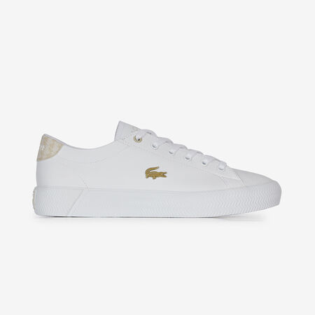 LACOSTE GRIPSHOT SIGNATURE WHITE/BEIGE JUNIOR