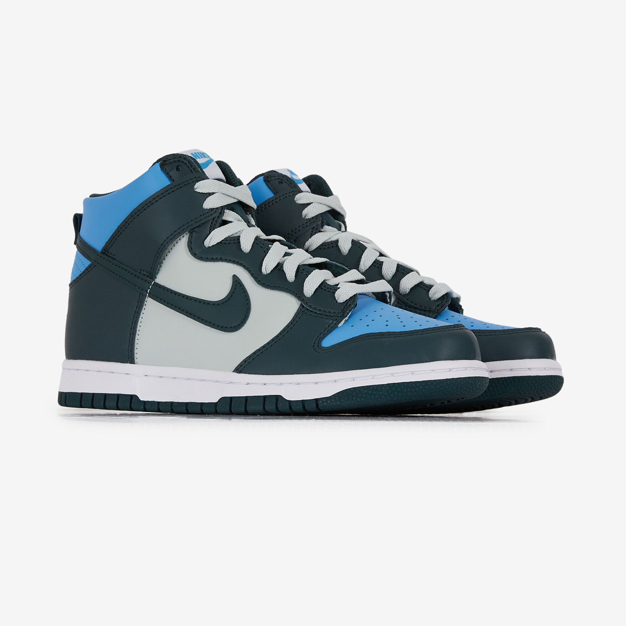 NIKE DUNK HIGH BLUE GREY SNEAKERS CHILDREN Courir