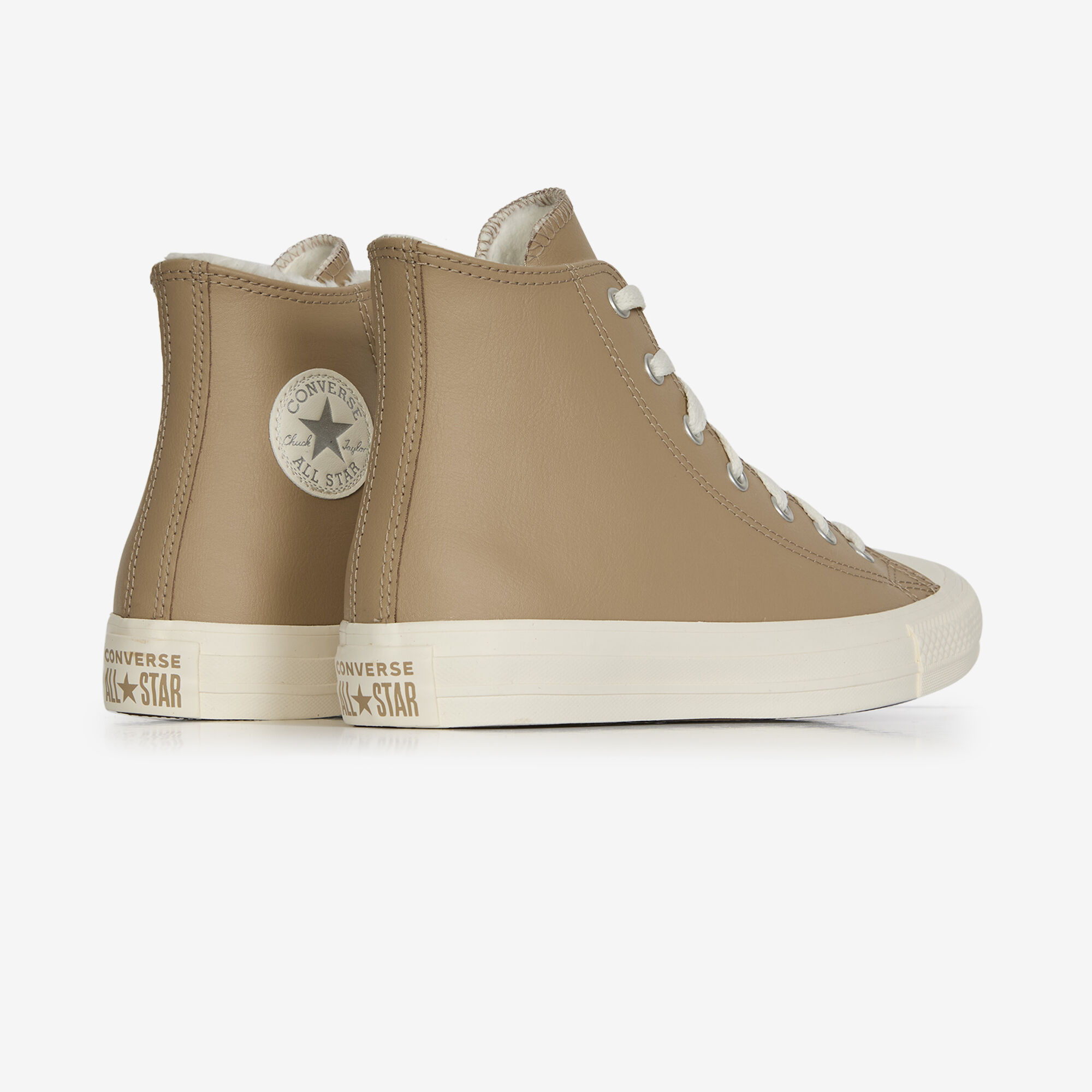 Chuck Taylor All Star Leather + Fuzzy Lining - vue 10