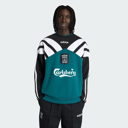 ADIDAS PERFORMANCE Liverpool FC Crew Sweat 95 Rich Green / Black MEN