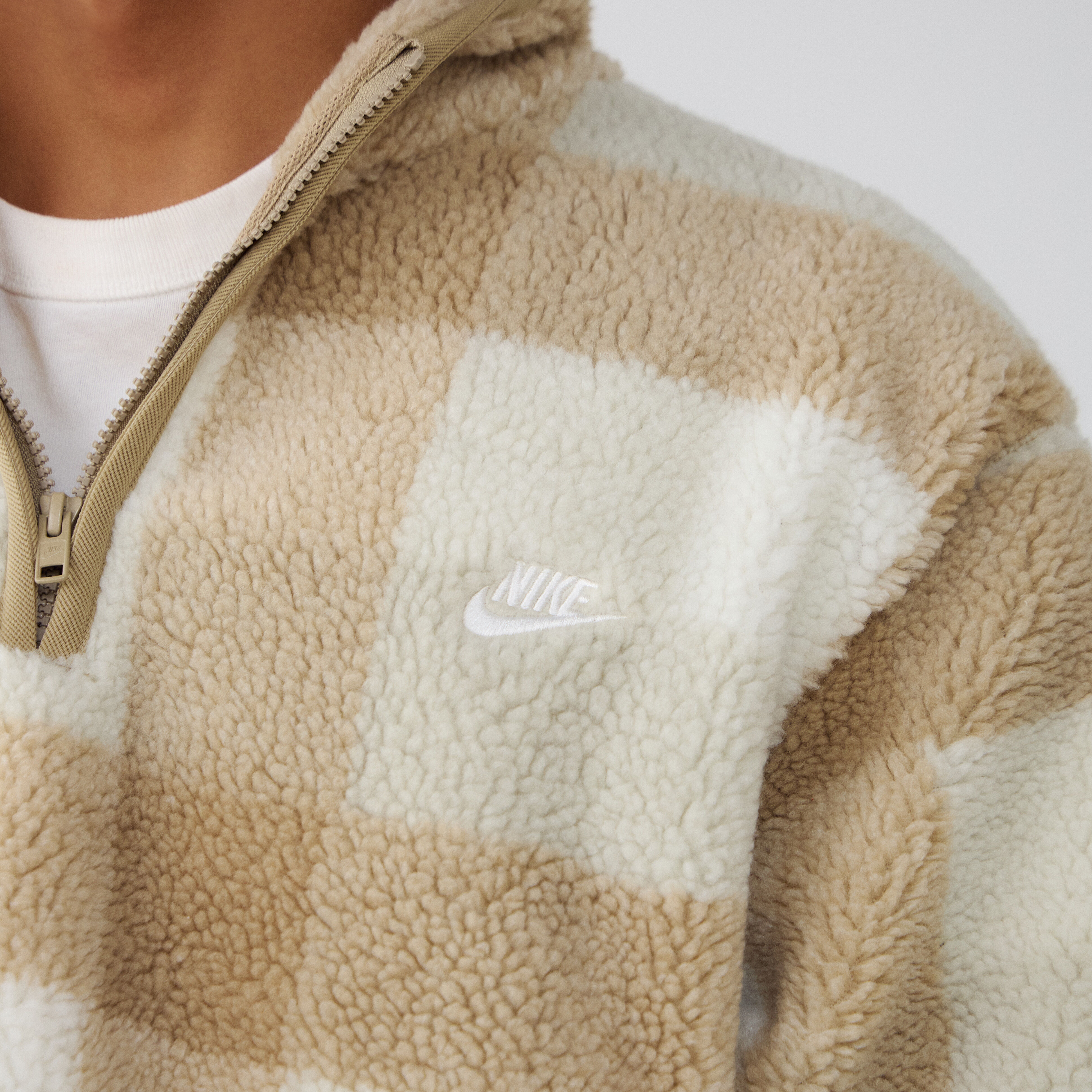 Haut pour 'hiver à demi zip Nike Club pour homme - vue 4