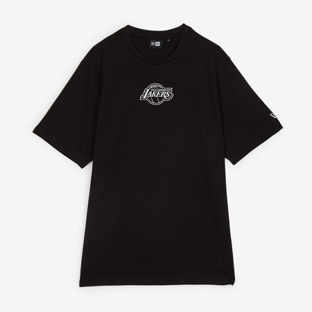 NEW ERA TEE SHIRT LA LAKERS BLACK/WHITE MEN