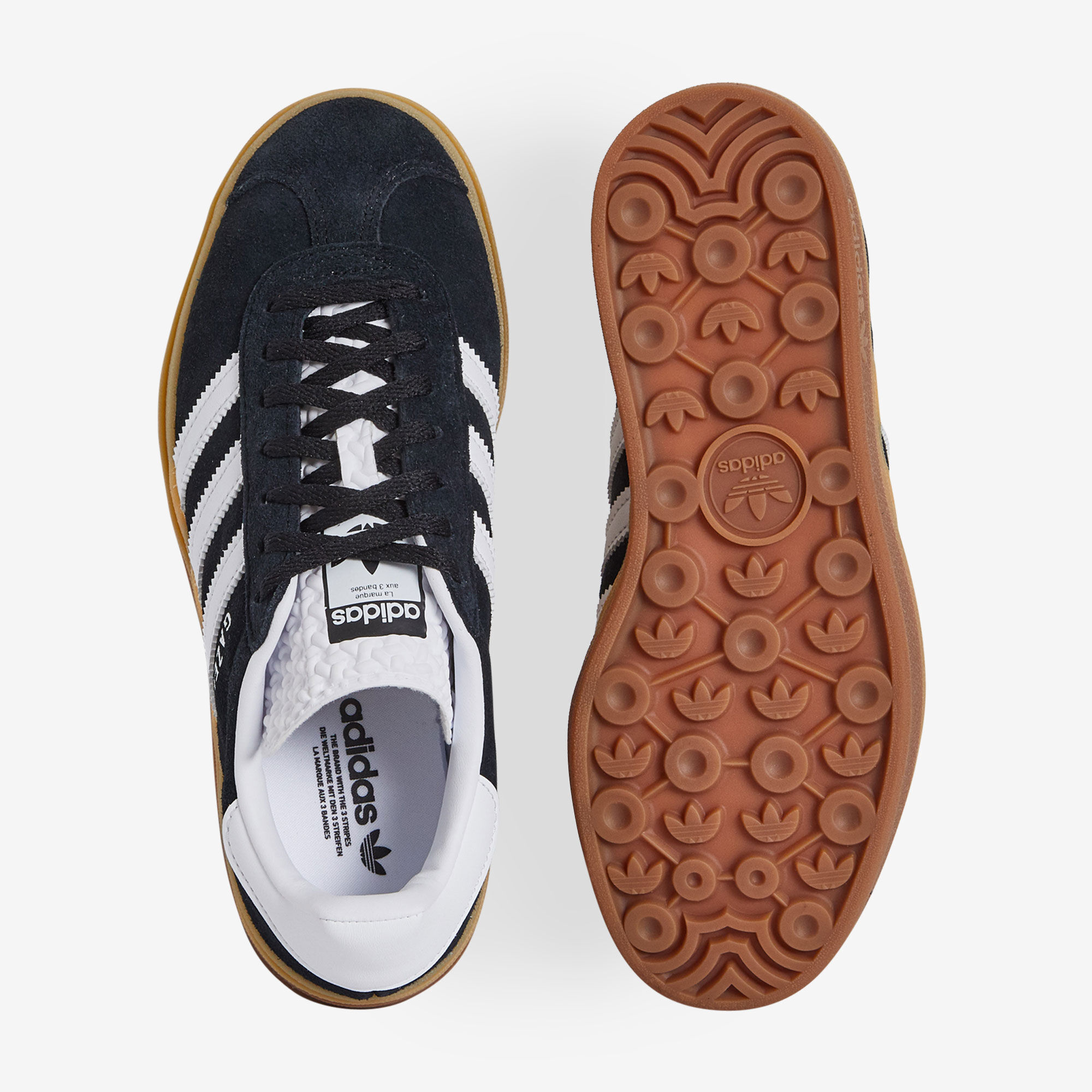 basket gazelle noir femme