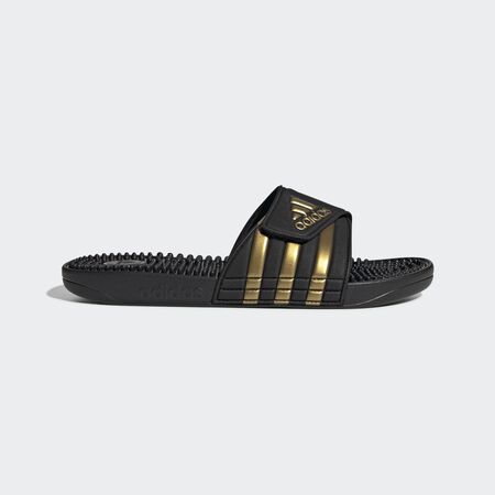 ADIDAS SPORTSWEAR Claquette Adissage Core Black / Gold Metallic / Core Black MIXTE