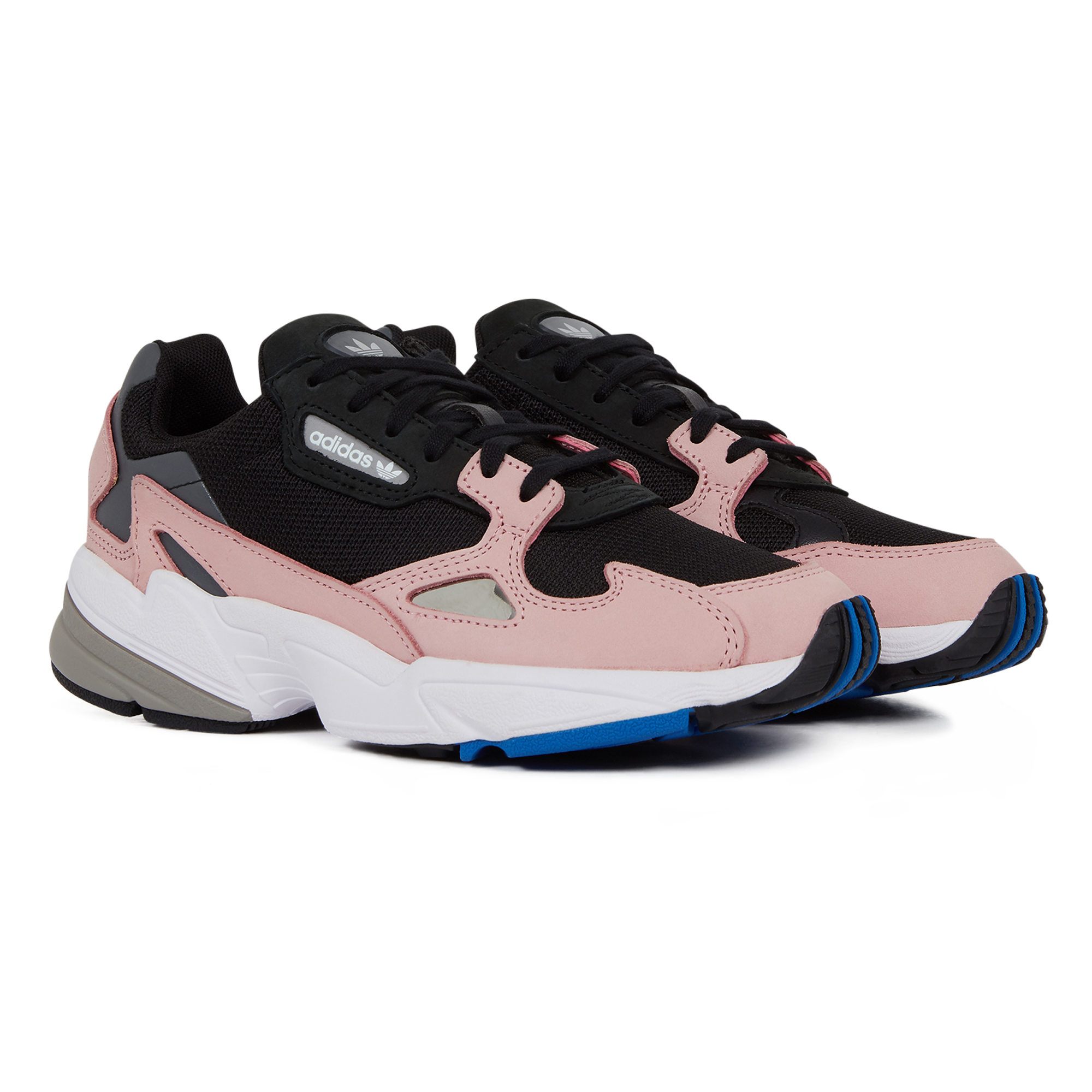 adidas falcon rose et noir