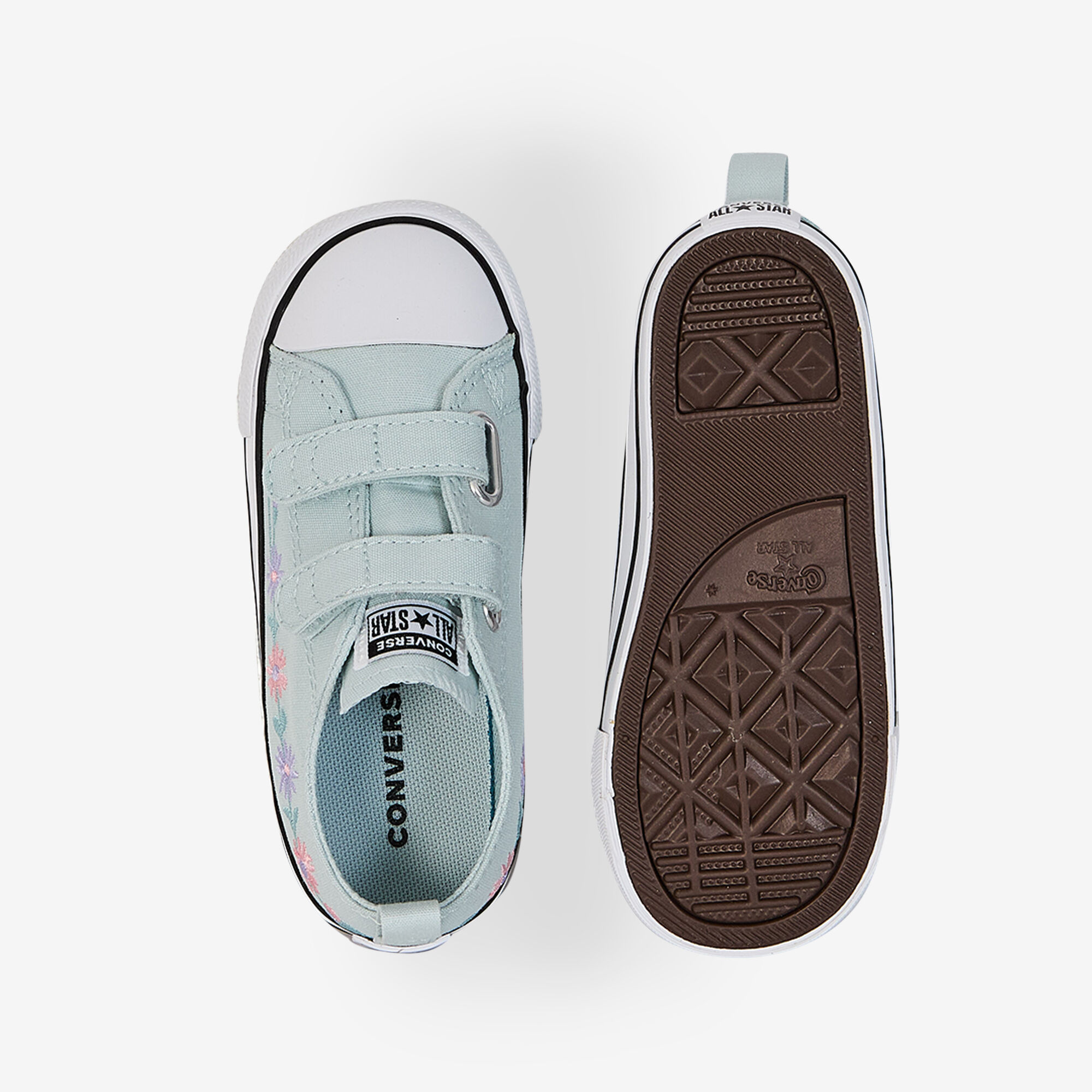 Chuck Taylor All Star Ox Cf Floral  Bleu   - Bébé -