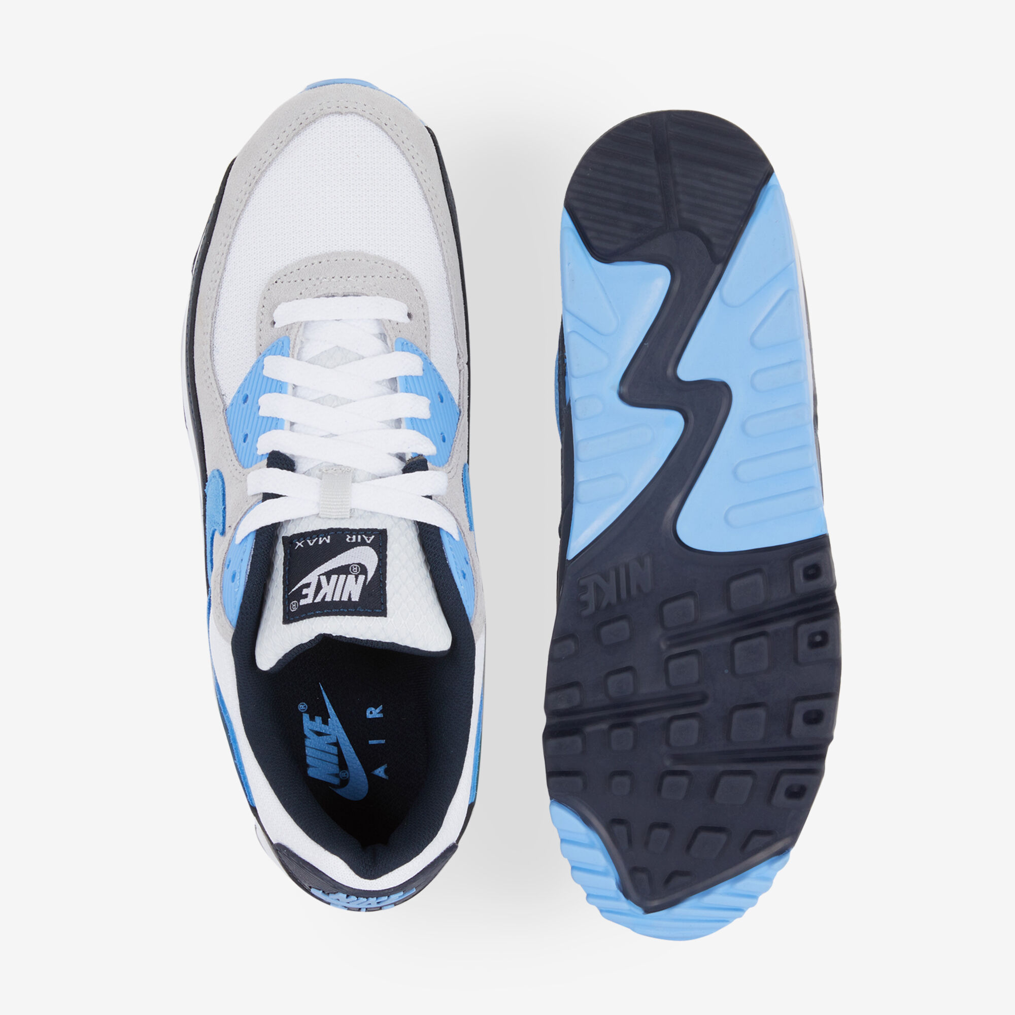Air max 90 bleu online blanc
