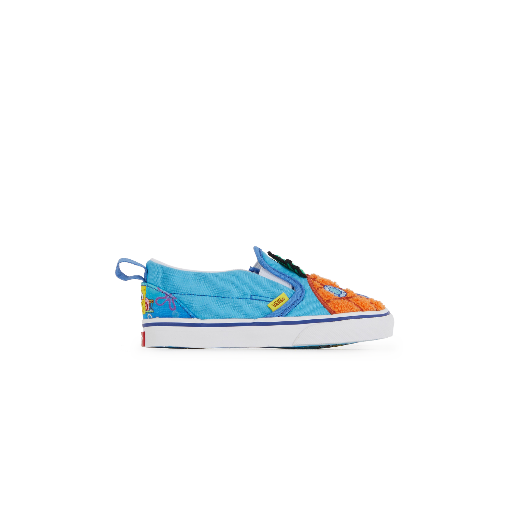 vans bleu orange