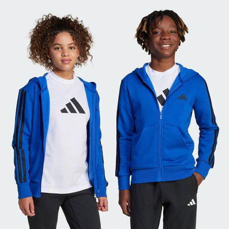 ADIDAS SPORTSWEAR Veste à capuche entièrement zippée Essentials Enfants Royal Blue / Black JUNIOR