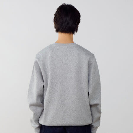 NIKE SWEAT CREW CLUB GRIS/BLANC HOMME
