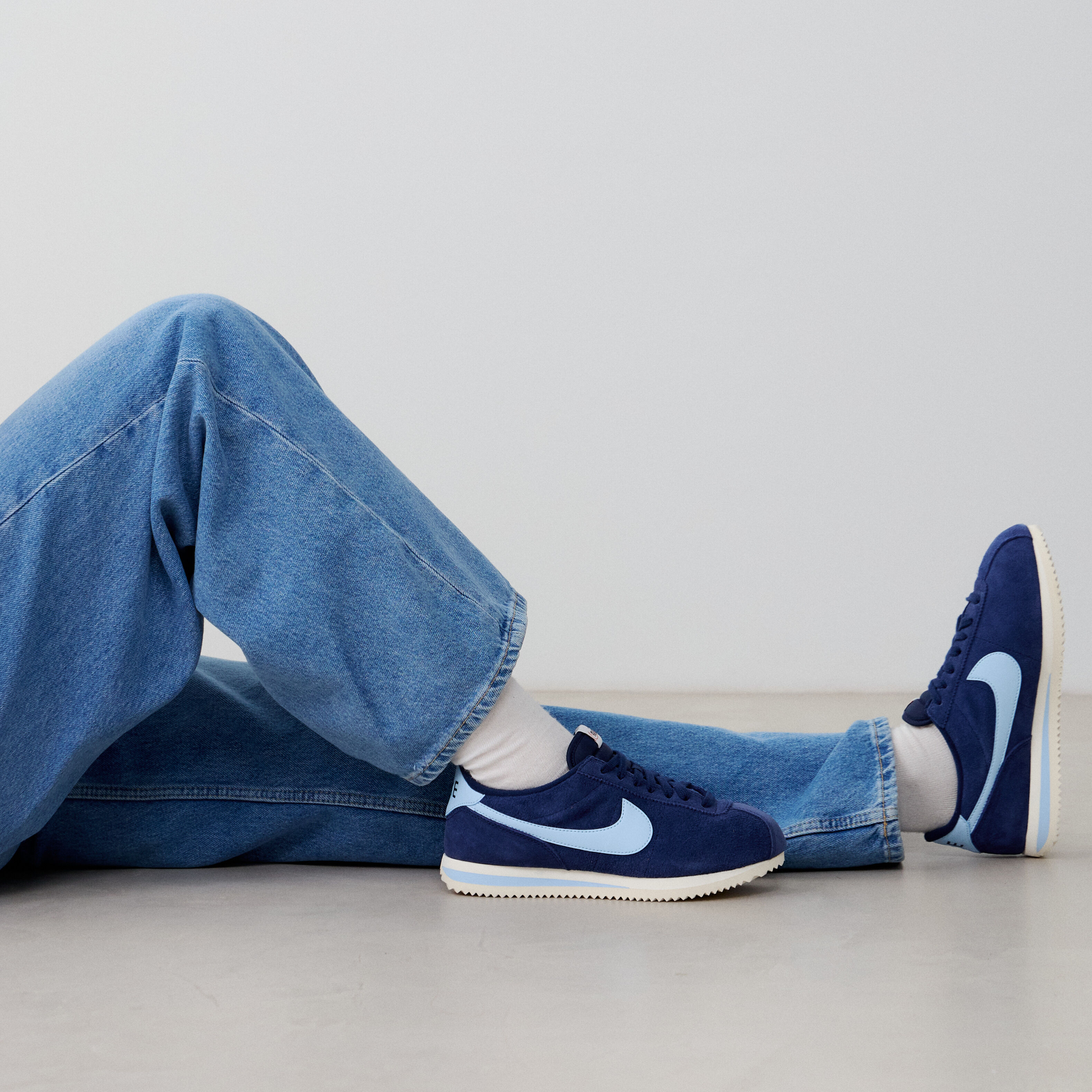 cortez nike navy blue