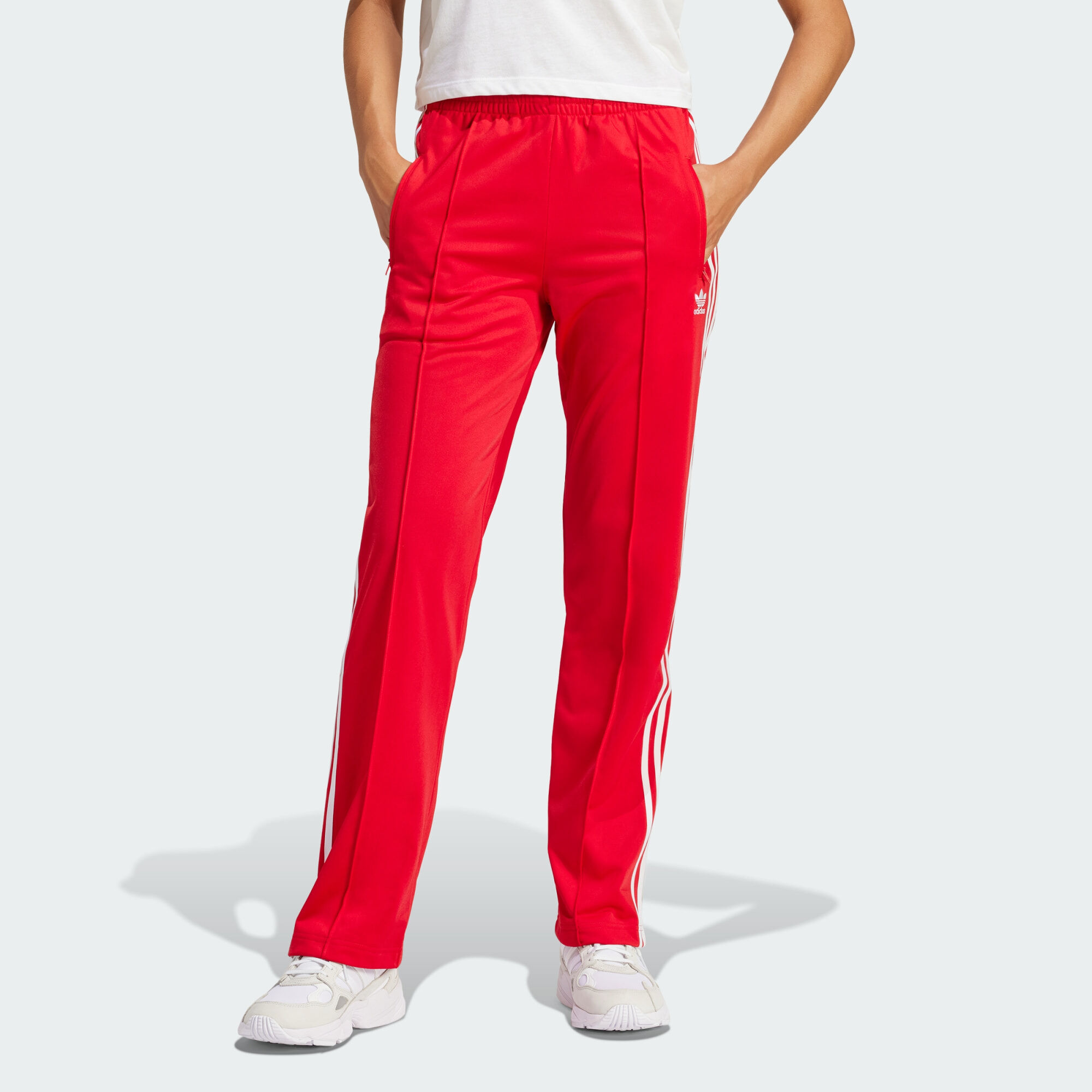 Pantalons de survetement Joggings ADIDAS ROUGE Collections 2024 Courir