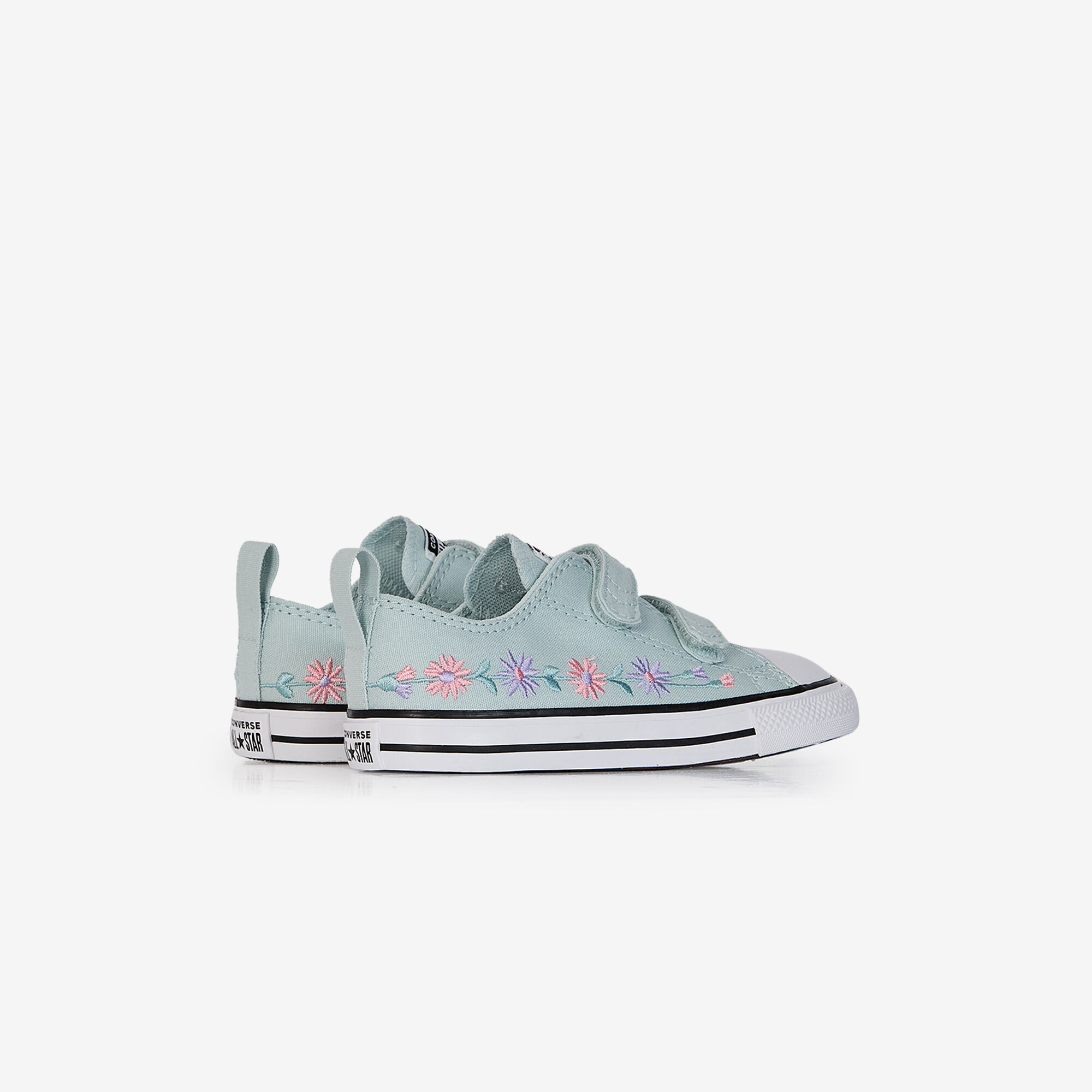 Chuck Taylor All Star Ox Cf Floral  Bleu   - Bébé -