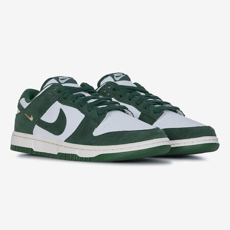 NIKE DUNK LOW SUEDE VERT/BLANC HOMME