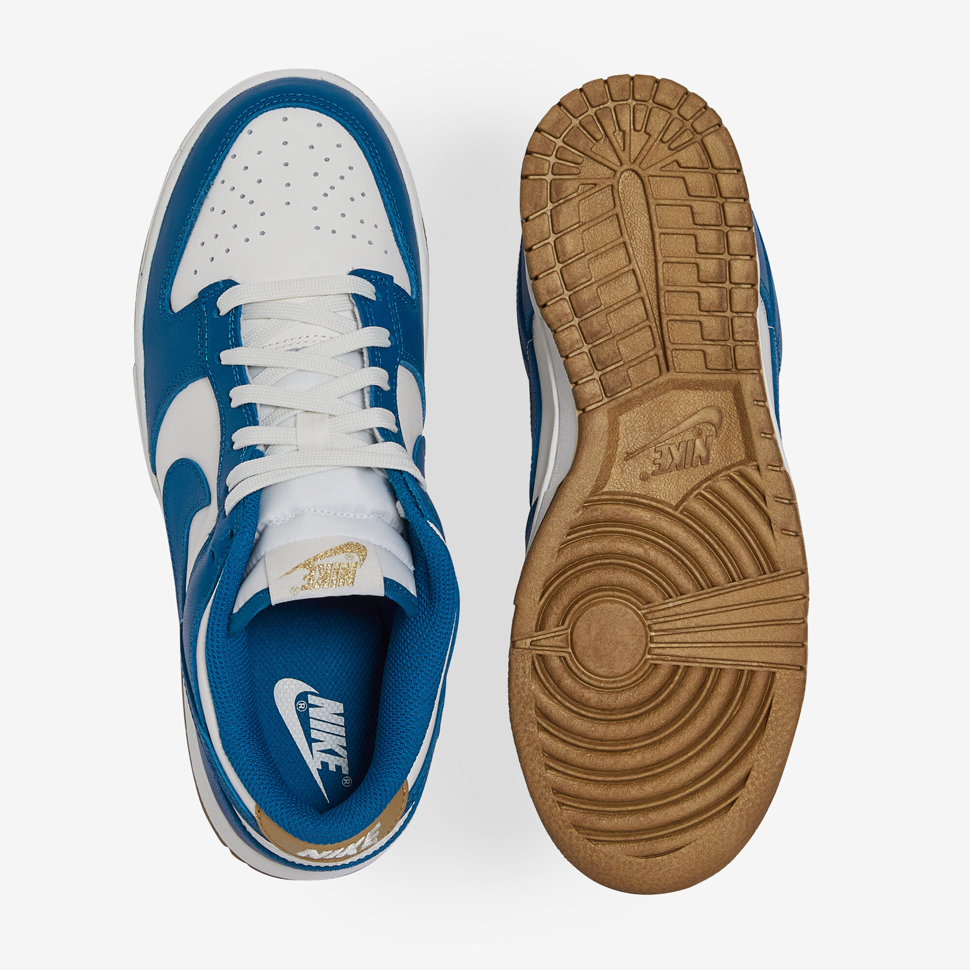 NIKE DUNK LOW BLEU BLANC SNEAKERS WOMEN Courir