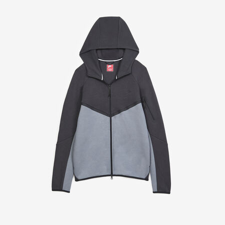 JACKET TECH FLEECE FZ : NOIR/GRIS