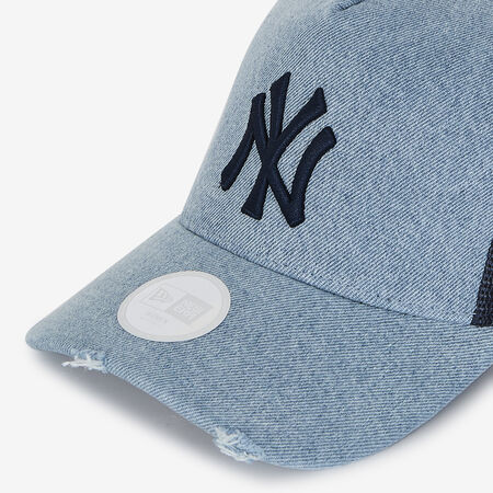 NEW ERA TRUCKER WOMEN NY DENIM BLUE/NAVY BLUE WOMEN