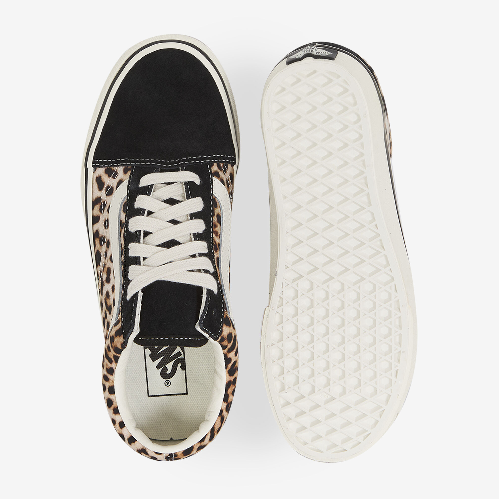 Baskets basses Vans Old Skool LEOPARD - vue 4