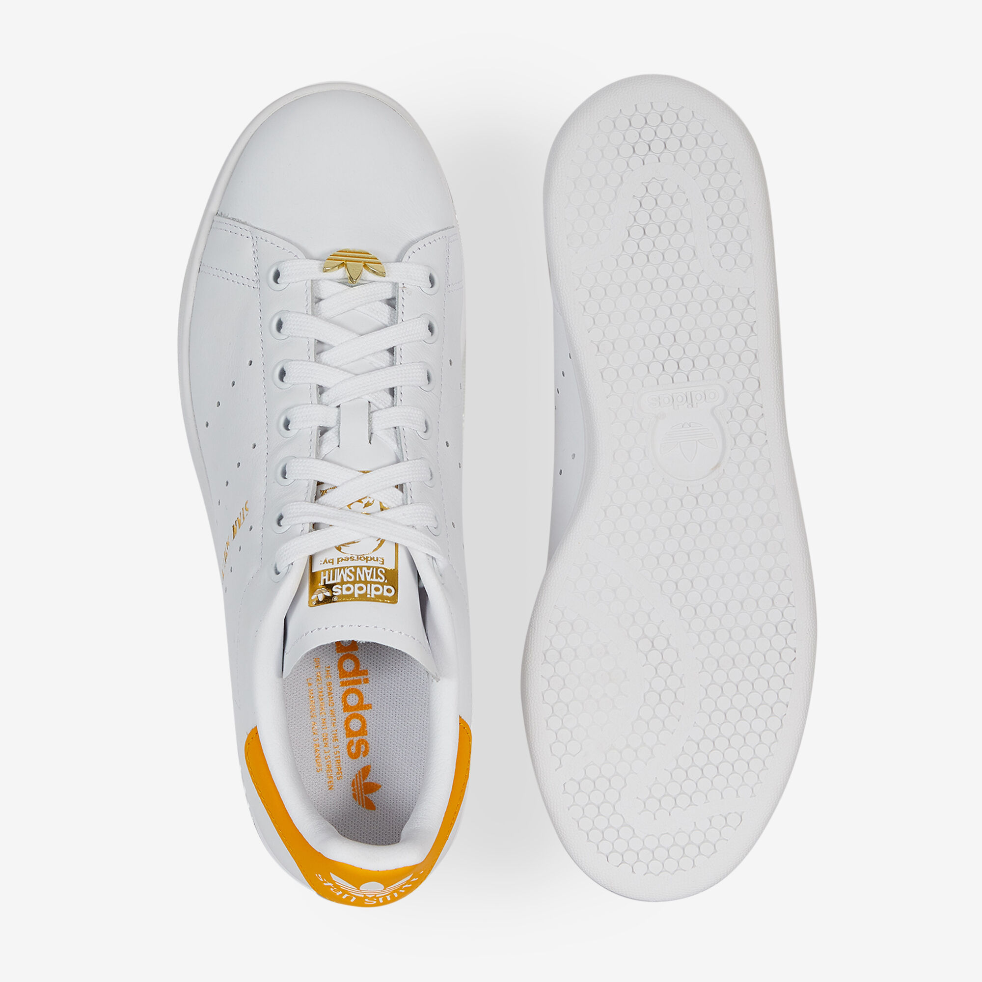 ADIDAS ORIGINALS STAN SMITH PARIS SNEAKERS HOMME BLANC JAUNE LACETS Courir