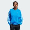 SWEAT-SHIRT COL ROND OVERSIZE 3 BANDES