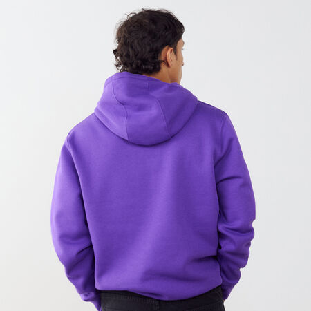 NIKE HOODIE CLUB SMALL LOGO VIOLET/BLANC HOMME