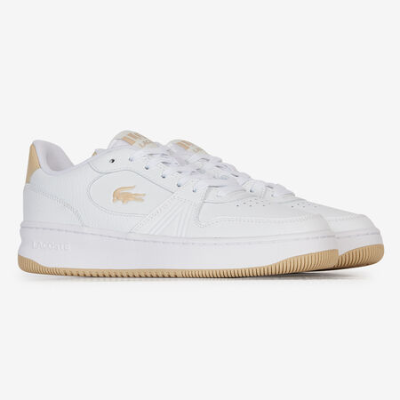 LACOSTE l00 L001 SET BLANC/BEIGE FEMME