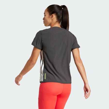 ADIDAS PERFORMANCE Adizero Running Tee Black WOMEN