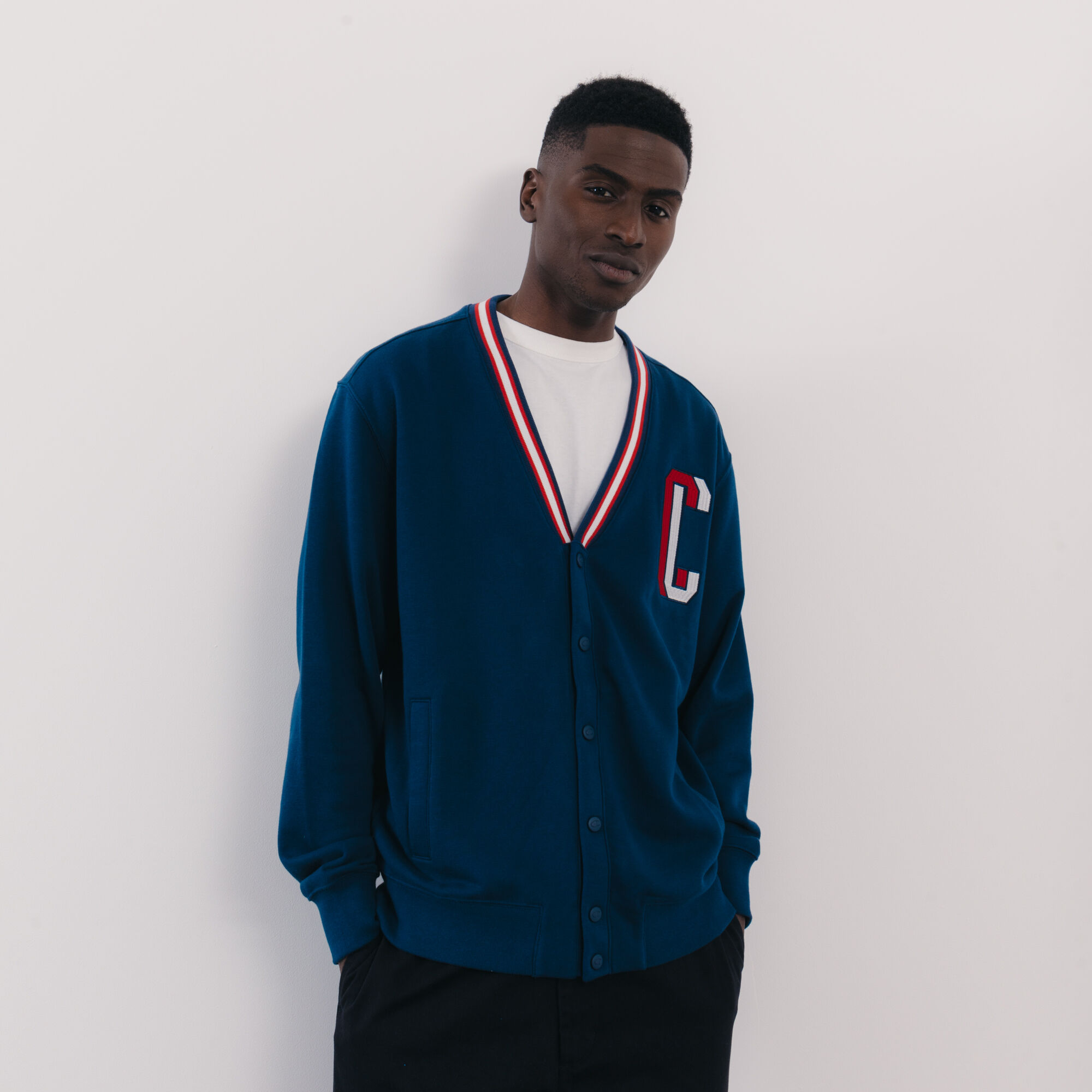 Pull champion bleu homme top