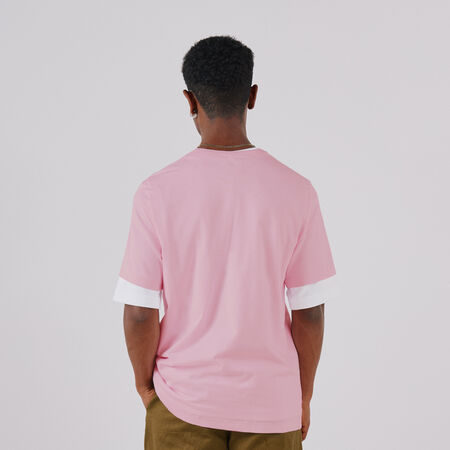 NIKE TEE SHIRT CLUB ROSE/BLANC HOMME