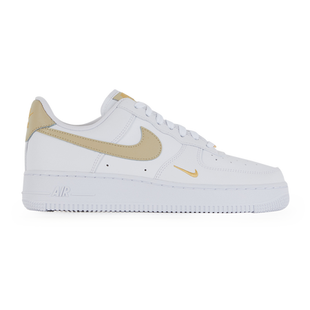 NIKE AIR FORCE 1 LOW SNEAKERS FEMME BLANC BEIGE LACETS Courir