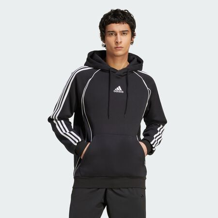 Sweat-shirt à capuche adicolor Teamgeist Cut Line : Black / White