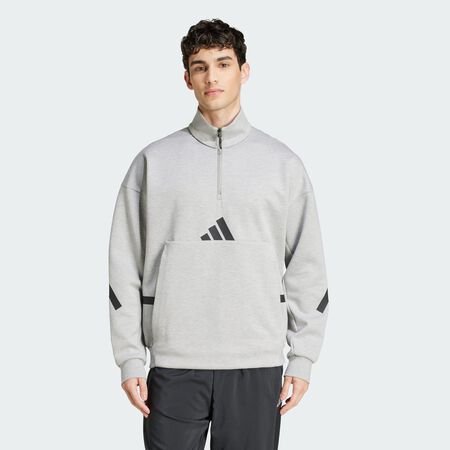 ADIDAS ORIGINALS Sweat-shirt 1/4 zip adidas Z.N.E. Medium Grey Heather HOMME
