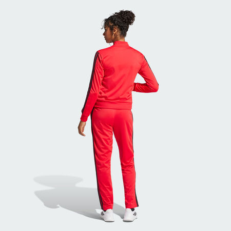 ADIDAS SPORTSWEAR Survêtement 3 bandes Essentials Pure Ruby FEMME
