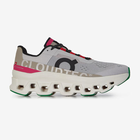 ON RUNNING CLOUDMONSTER WHITE/PINK WOMEN