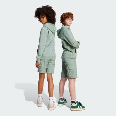 ADIDAS ORIGINALS Short Cargo Enfants Silver Green JUNIOR
