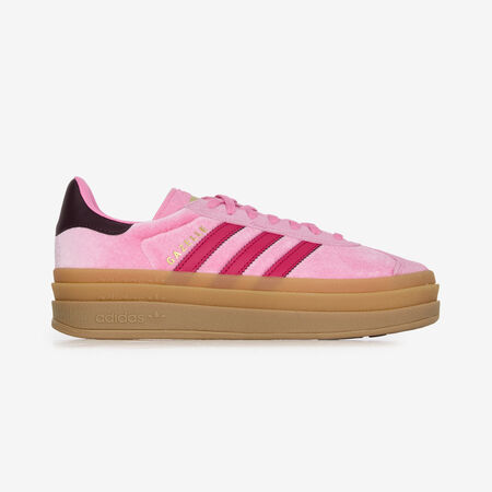 ADIDAS ORIGINALS gazelle GAZELLE BOLD VELVET PINK/RED JUNIOR