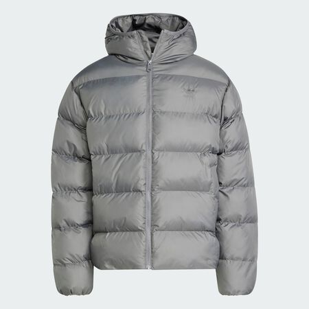 ADIDAS ORIGINALS Doudoune à capuche ton sur ton Grey Four HOMME