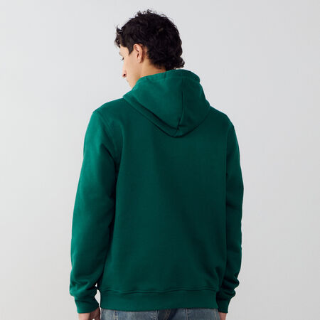 ADIDAS ORIGINALS HOODIE ESSENTIAL TREFOIL GREEN MEN