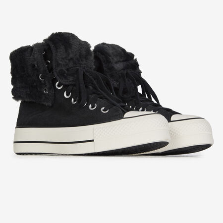 CONVERSE chuck taylor all star CTAS FOLD-OVER LIFT BLACK WOMEN
