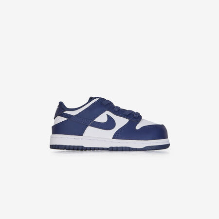 NIKE dunk DUNK LOW BLANC/MARINE BÉBÉ