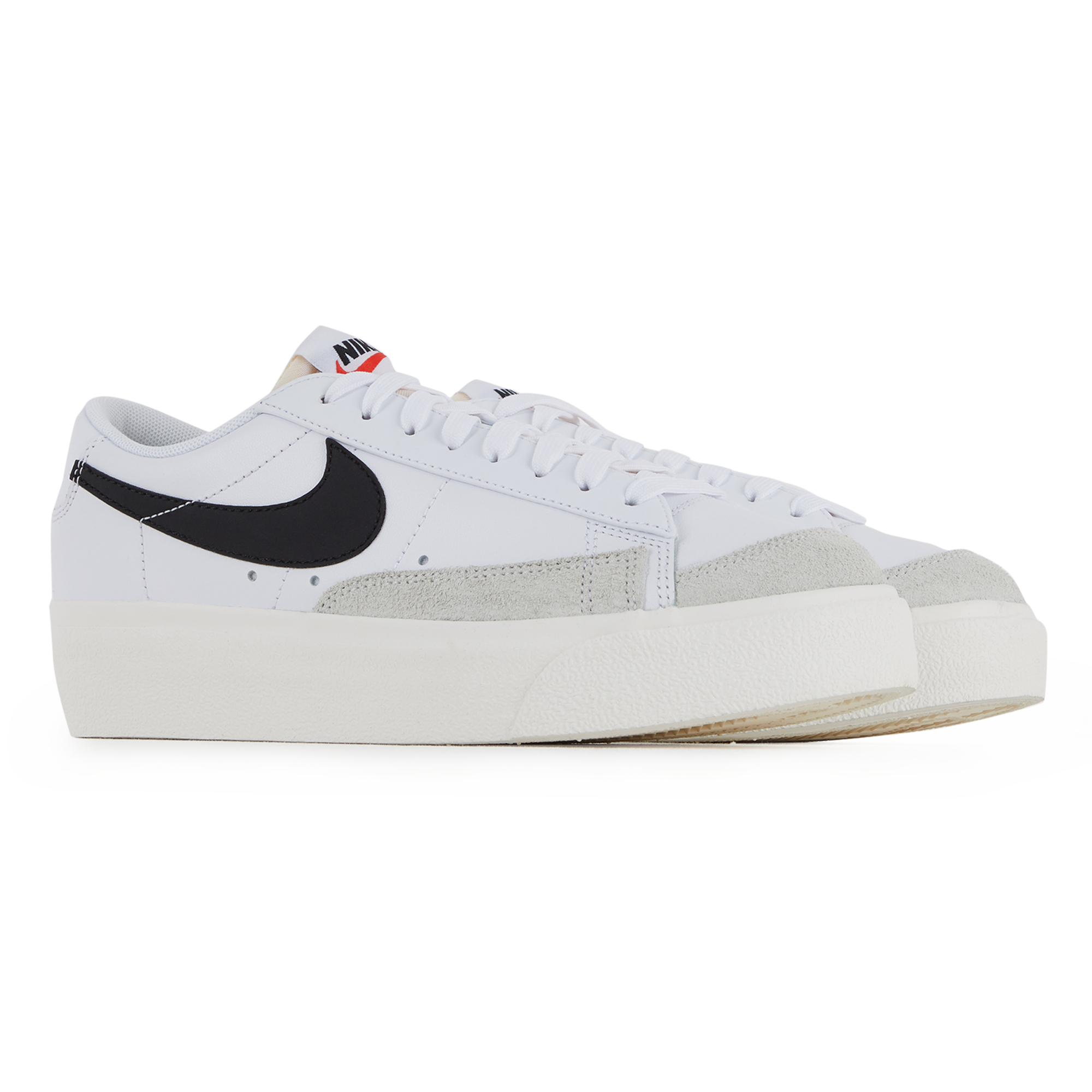 nike plateforme blanche