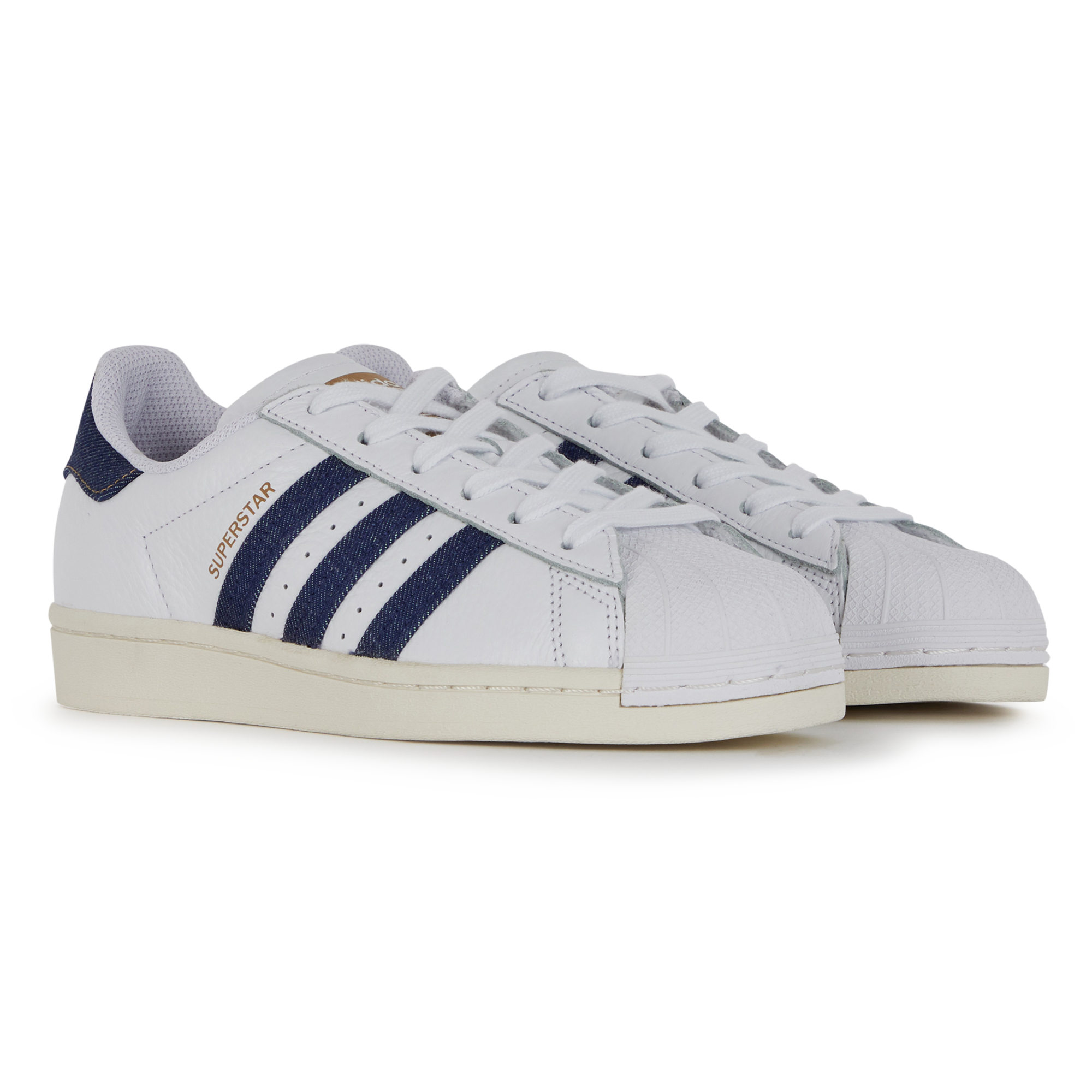 adidas superstar denim